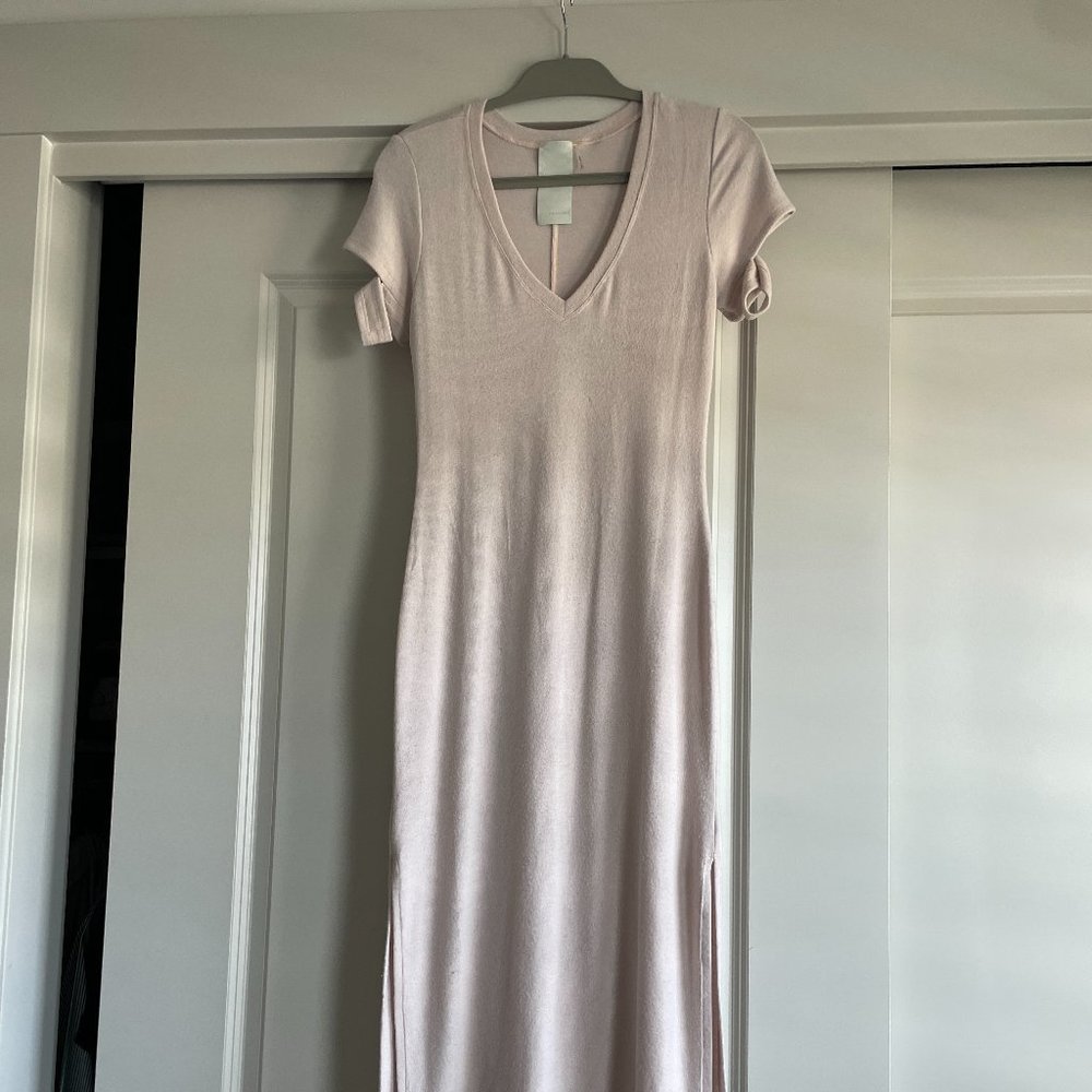 Heather Pink T Shirt Dress